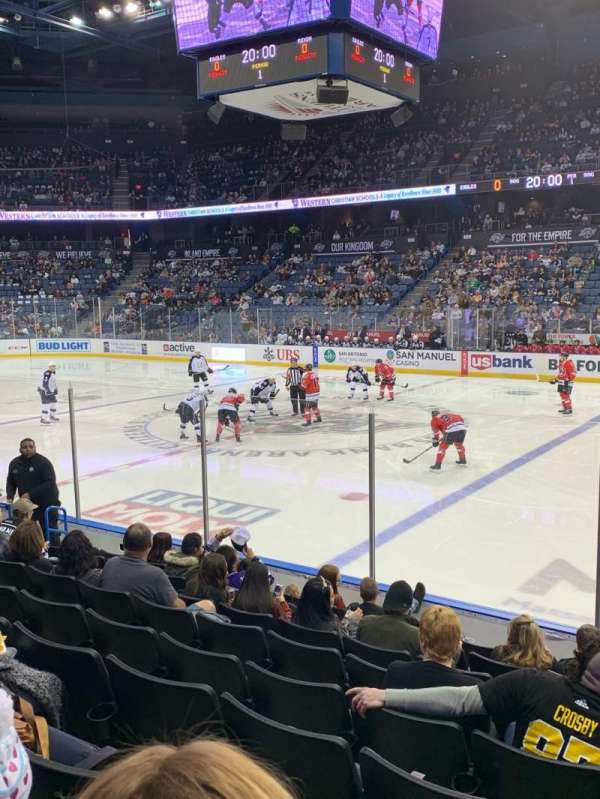 Toyota Arena, block: 103, row: I