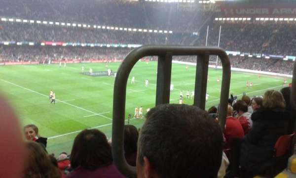 Principality Stadium, block: M13, row: 13, seat: 16