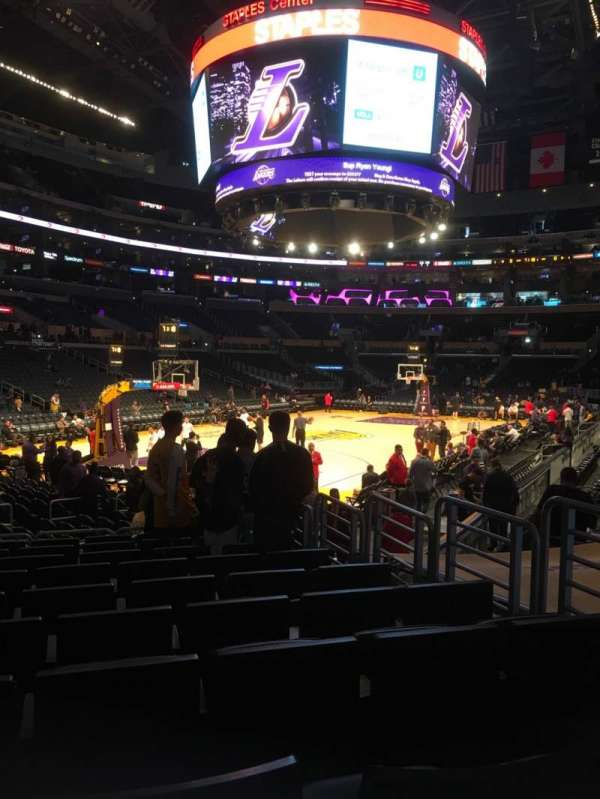 Crypto.com Arena, block: 105, row: 12, seat: 5