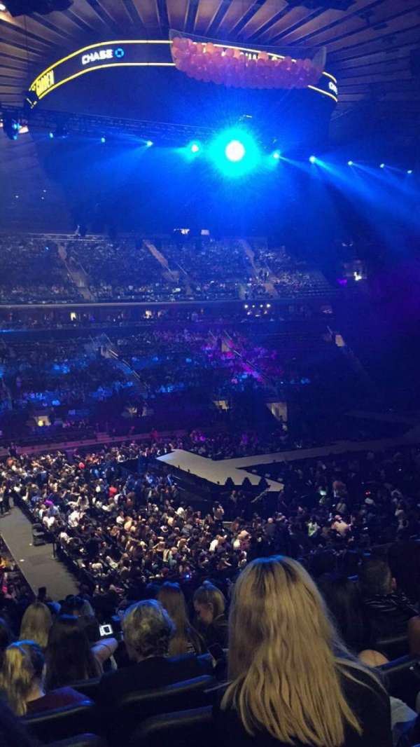 Madison Square Garden, block: 106, row: 20, seat: 5