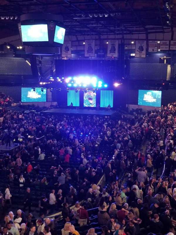 Allstate Arena, block: 213, row: B, seat: 1