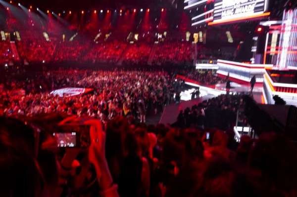 MGM Grand Garden Arena, block: 26, row: S, seat: 3