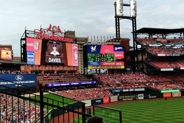 Busch Stadium, block: LP3, row: 3, seat: 15