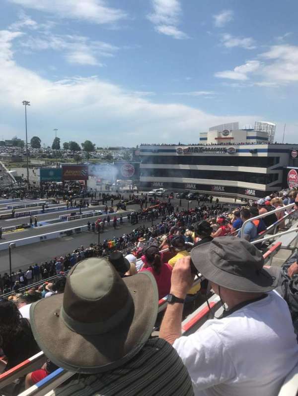 zMAX Dragway, block: F, row: 23, seat: 9