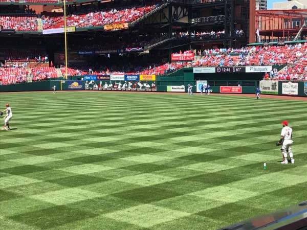 Busch Stadium, block: 127, row: 1, seat: 14-15