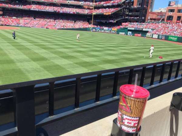 Busch Stadium, block: 127, row: 1, seat: 14-15