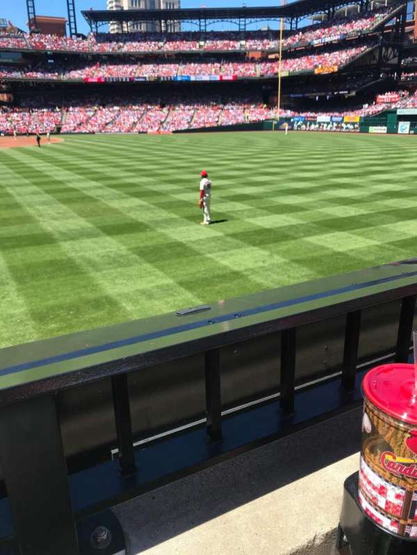 Busch Stadium, block: 127, row: 1, seat: 14-15
