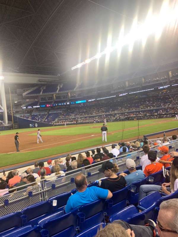 LoanDepot Park, block: 22, row: E, seat: 17