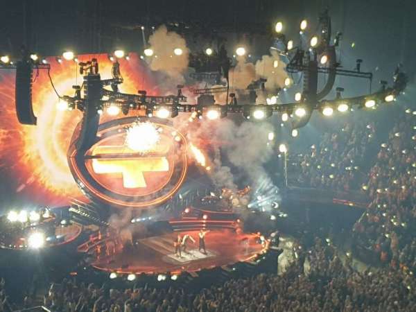 The O2, London, block: 407, row: R, seat: 601