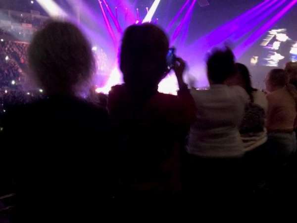 The O2, London, block: 111, row: L, seat: 354