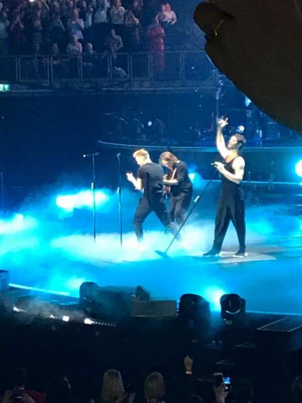 The O2, London, block: 112, row: K, seat: 371