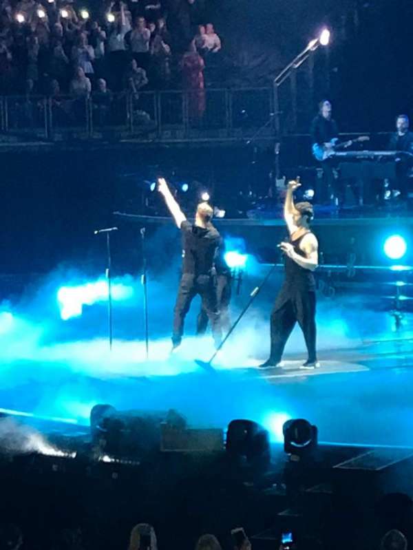 The O2, London, block: 112, row: K, seat: 371