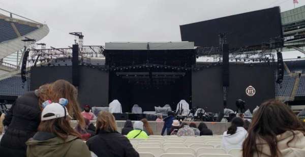 Soldier Field, block: B3, row: 15, seat: 25