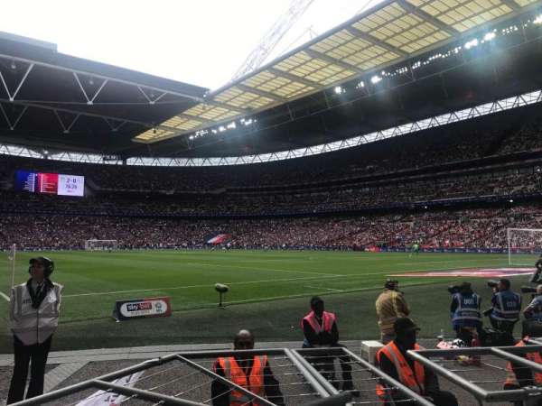 Wembley Stadium, block: 115, row: 3, seat: 121