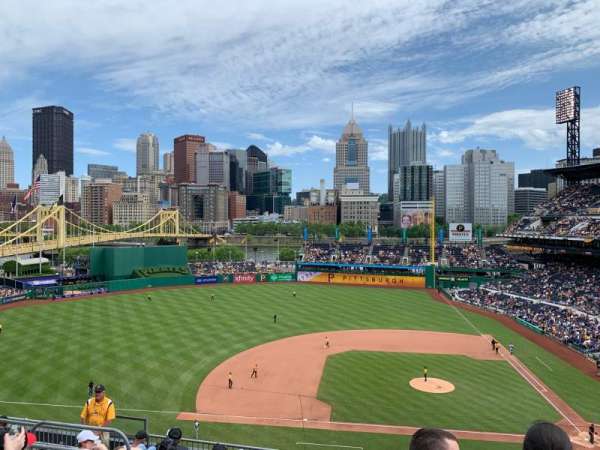 PNC Park, block: 222, row: J, seat: 10
