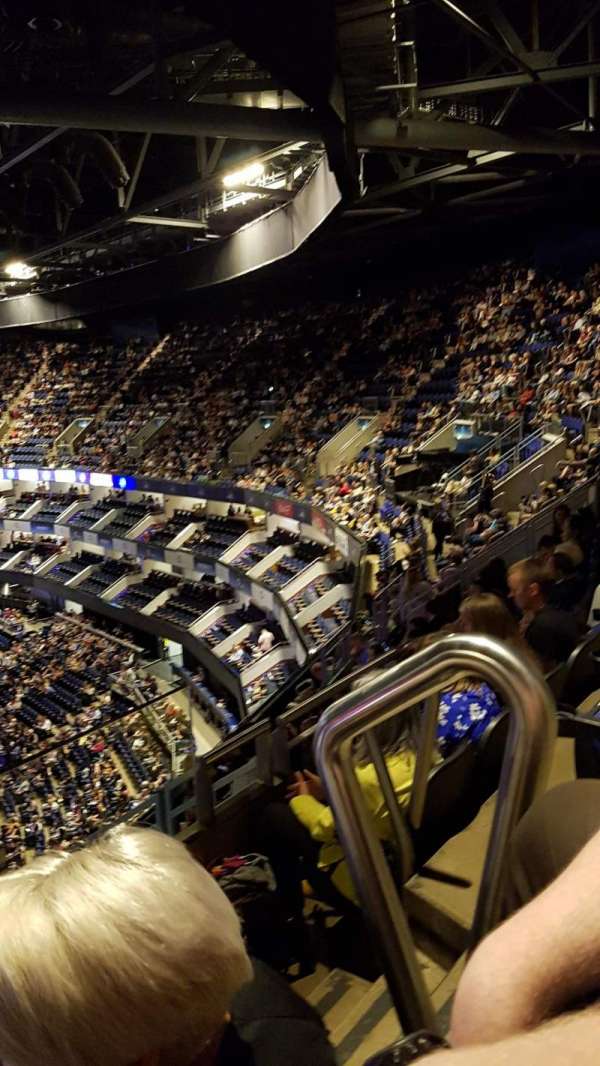 The O2, London, block: 406, row: J, seat: 580