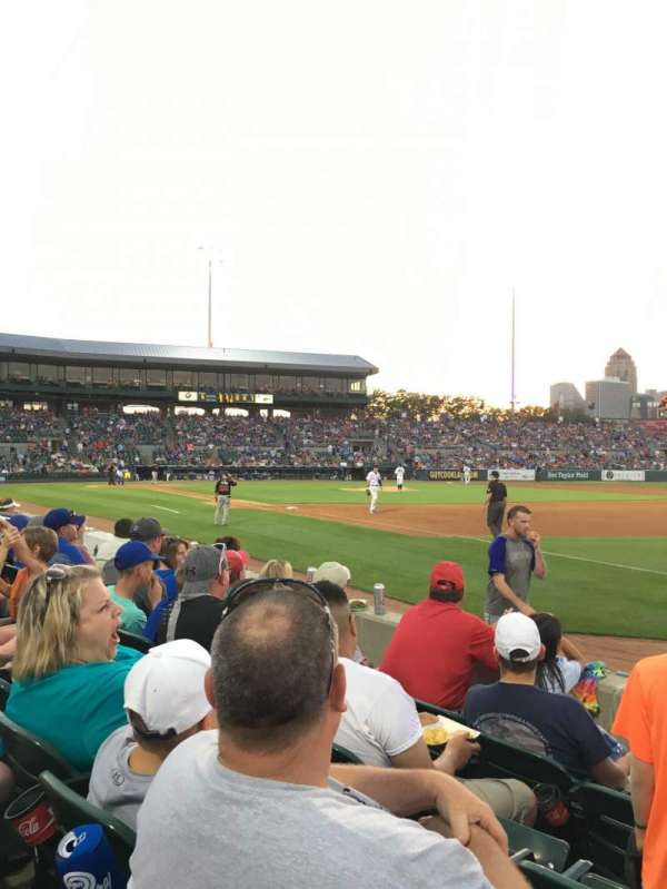 Principal Park, block: W, row: 4, seat: 6