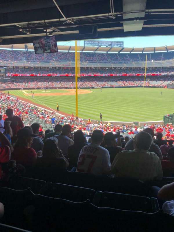 Angel Stadium, block: 232, row: J, seat: 7