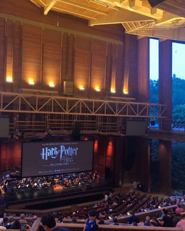 Filene Center, block: Loge L, row: C, seat: 13