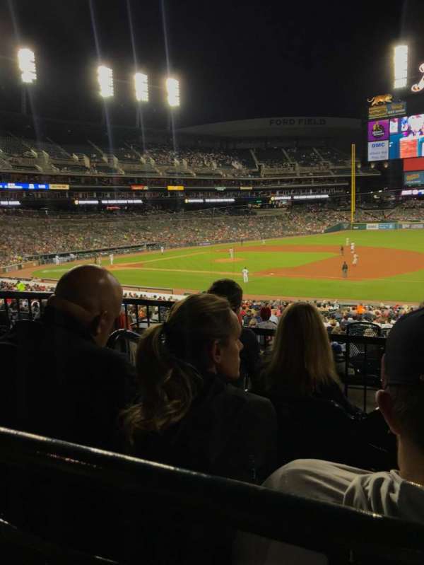 Comerica Park, block: 118, row: C, seat: 7