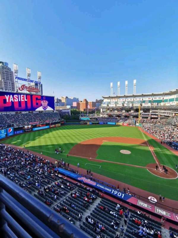 Progressive Field, block: 459, row: A, seat: 13