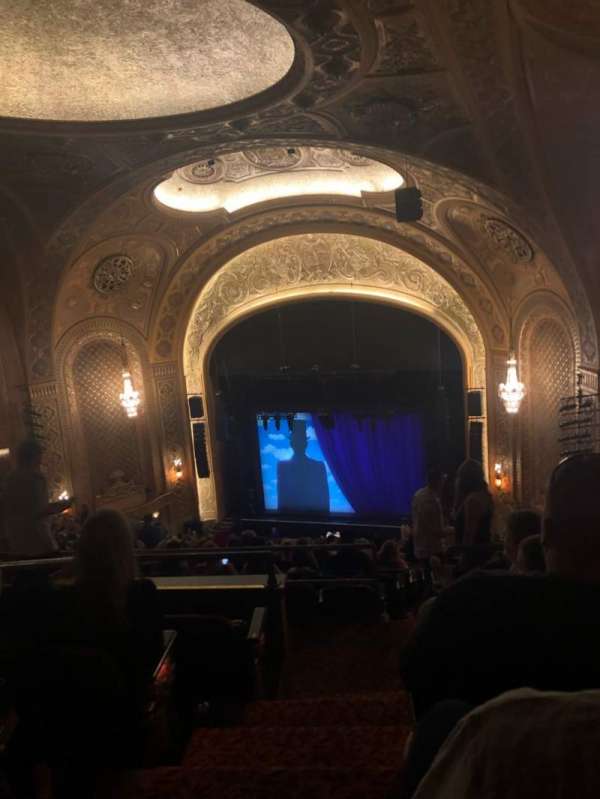 Paramount Theatre, Seattle, block: Mezzanine 31, row: W, seat: 1