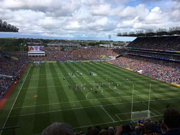 Croke Park, block: 721, row: M, seat: 14