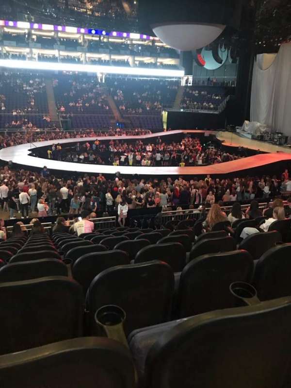 The O2, London, block: 111, row: T, seat: 355