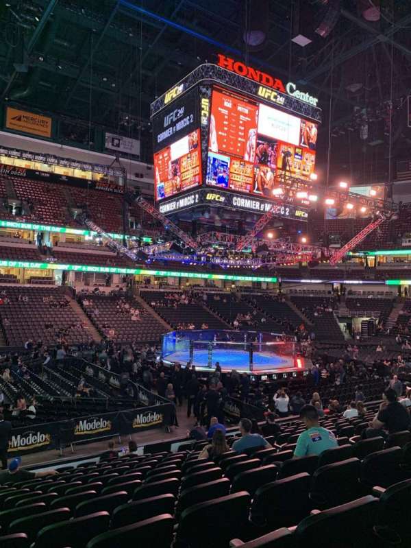 Honda Center, block: 210, row: P, seat: 9