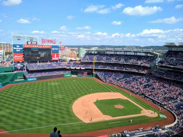 Nationals Park, block: 406, row: N, seat: 31