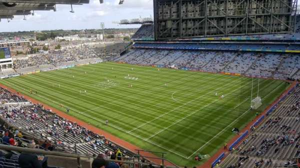 Croke Park, block: 725, row: S, seat: 10