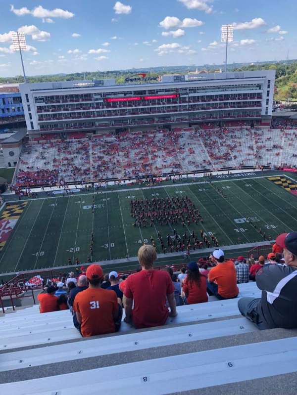 SECU Stadium, block: 305, row: Y, seat: 8