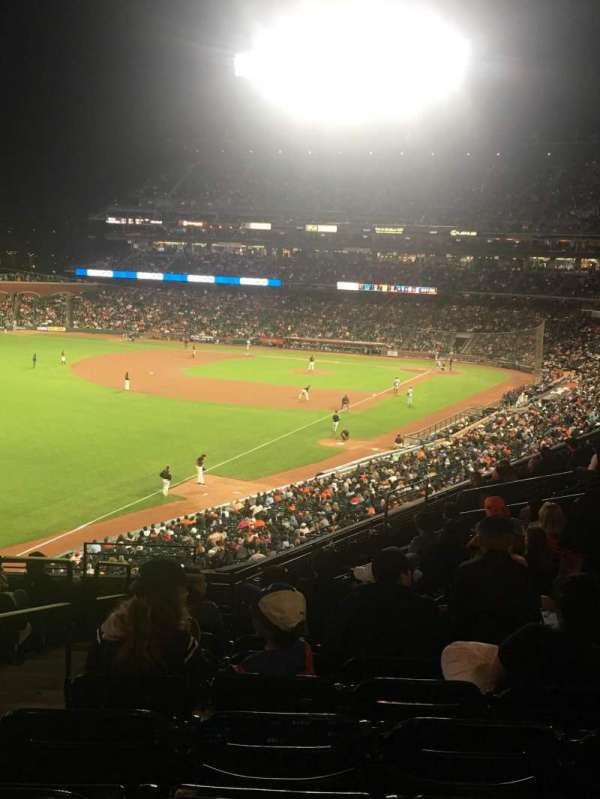 Oracle Park, block: 232, row: K, seat: 25