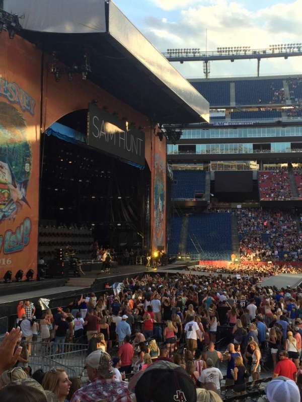 Gillette Stadium, block: 112, row: 10, seat: 10