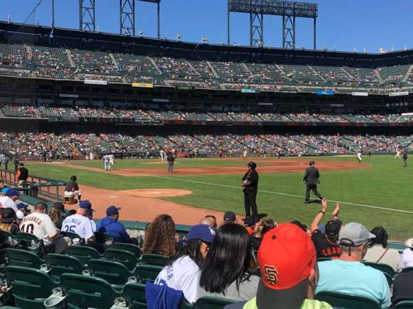 Oracle park, block: 102, row: 9, seat: 9
