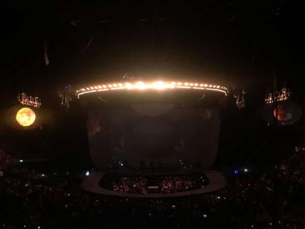 The O2, London, block: 107, row: X, seat: 203