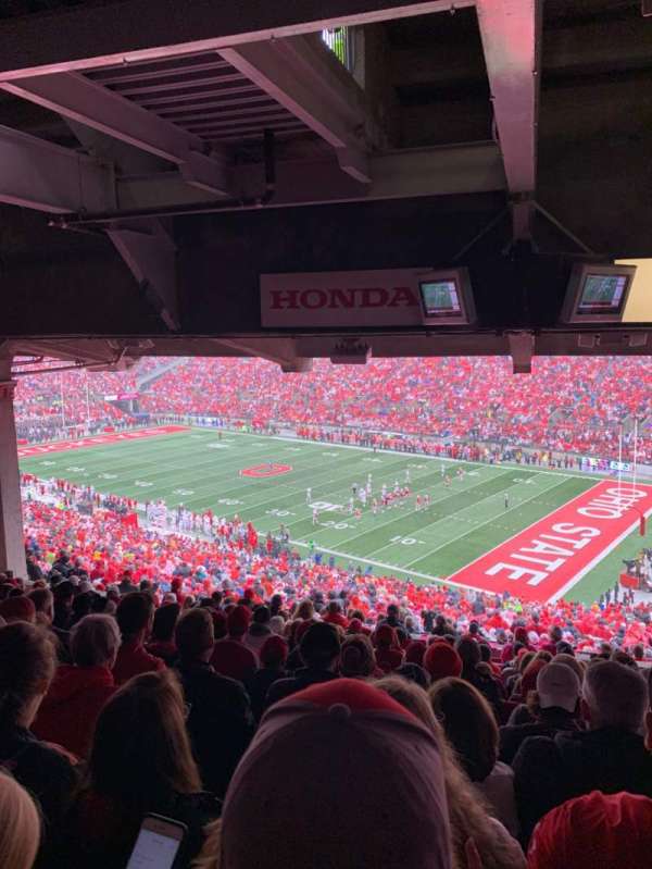 Ohio Stadium, block: 12B, row: 14, seat: 3