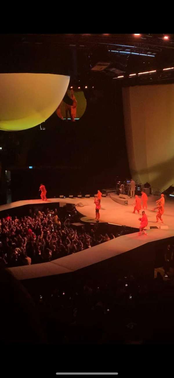 The O2, London, block: 111, row: Y, seat: 357