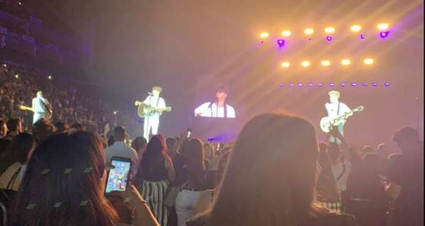 The O2, London, block: Floor B3, row: B, seat: 40