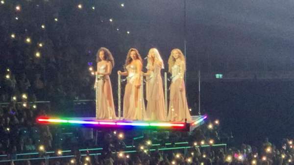 The O2, London, block: 110, row: M, seat: 288