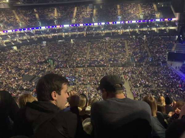 The O2, London, block: 420, row: h, seat: 920