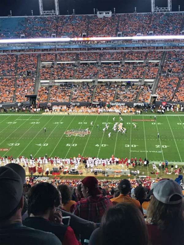 EverBank Stadium, block: 435, row: CC, seat: 8