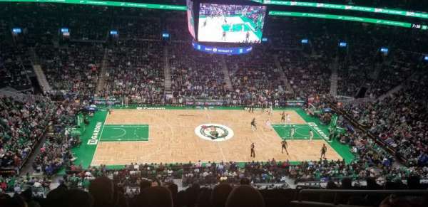 TD Garden, block: 317, row: 8, seat: 5