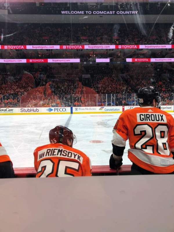 Xfinity Mobile Arena, block: 124, row: 3, seat: 15