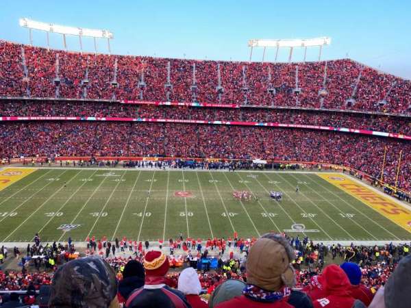 Arrowhead Stadium, block: 324, row: 12, seat: 2