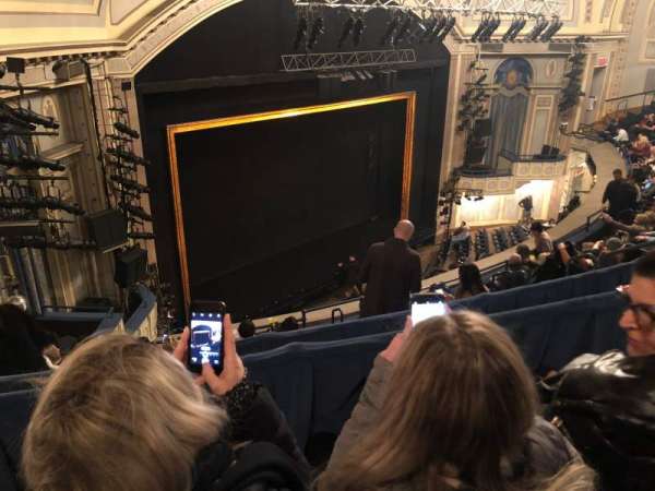 Ambassador Theatre, block: Rear Mezzanine L, row: B, seat: 17