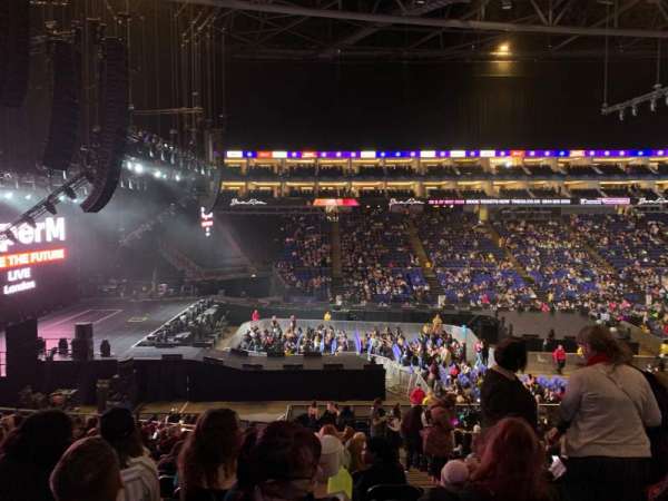 The O2, London, block: 101, row: Y, seat: 26