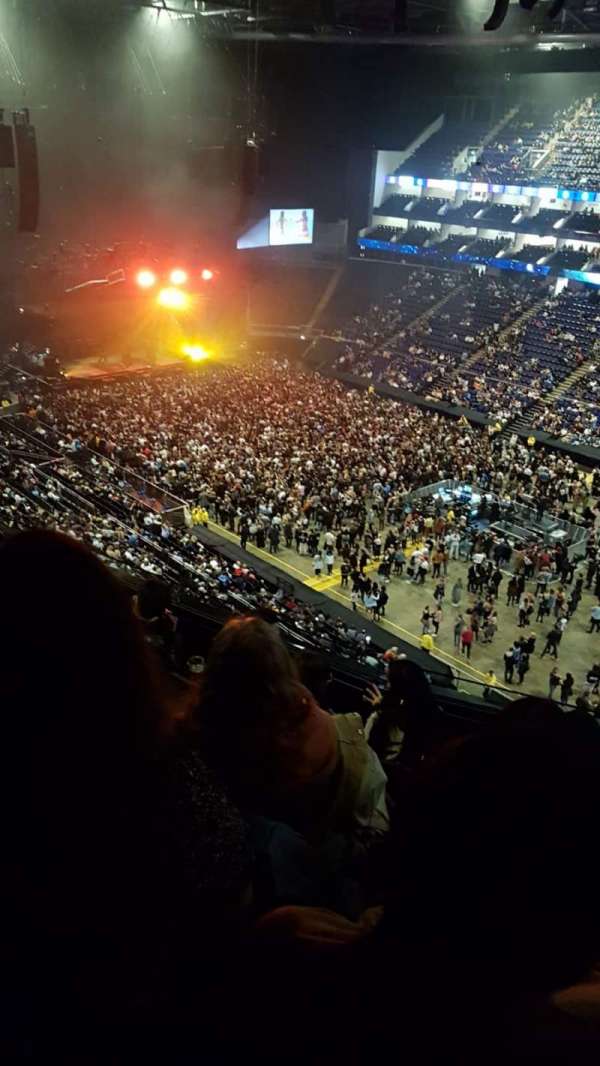 The O2, London, block: 407, row: E, seat: 596