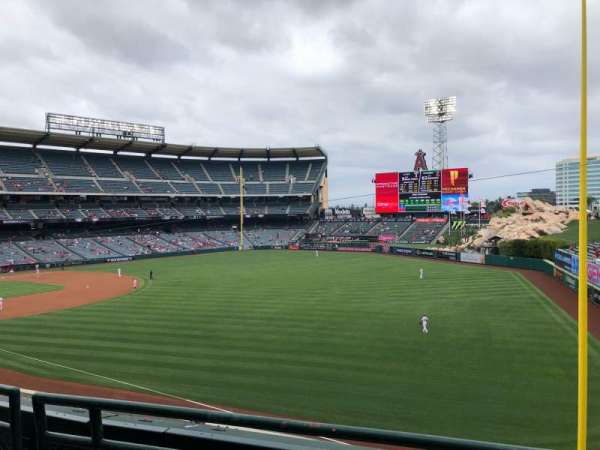 Angel Stadium, block: 346, row: B, seat: 7