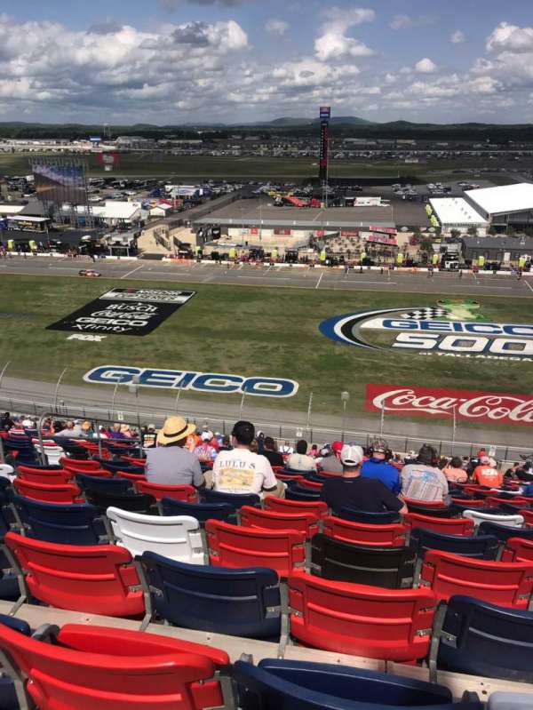 Talladega Superspeedway, block: Tri-oval Tower N, row: 64, seat: 10-11